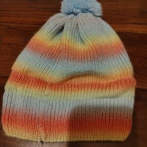 Colorful Striped Kids Beanie